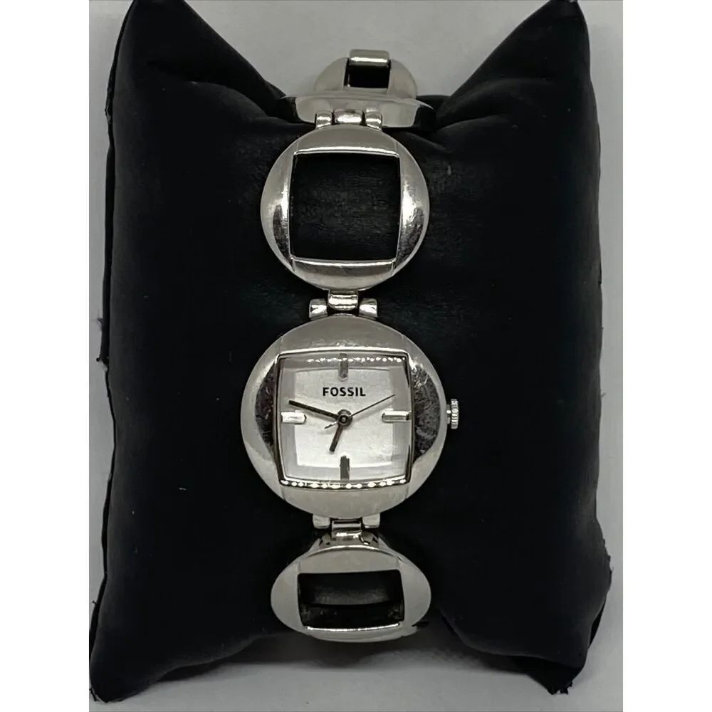 Fossil ES2509 Women Stainless Steel Analog Dial Quartz Genuine Wrist Watch JK576